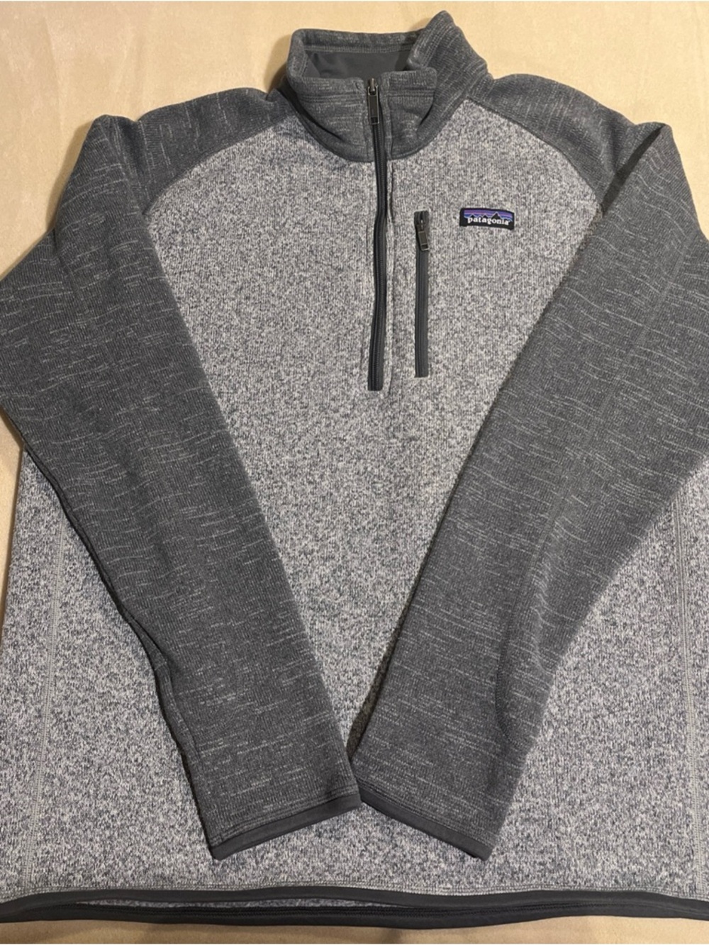 Patagonia Men’s Gray Half-Zip Performance Fleece Jacket